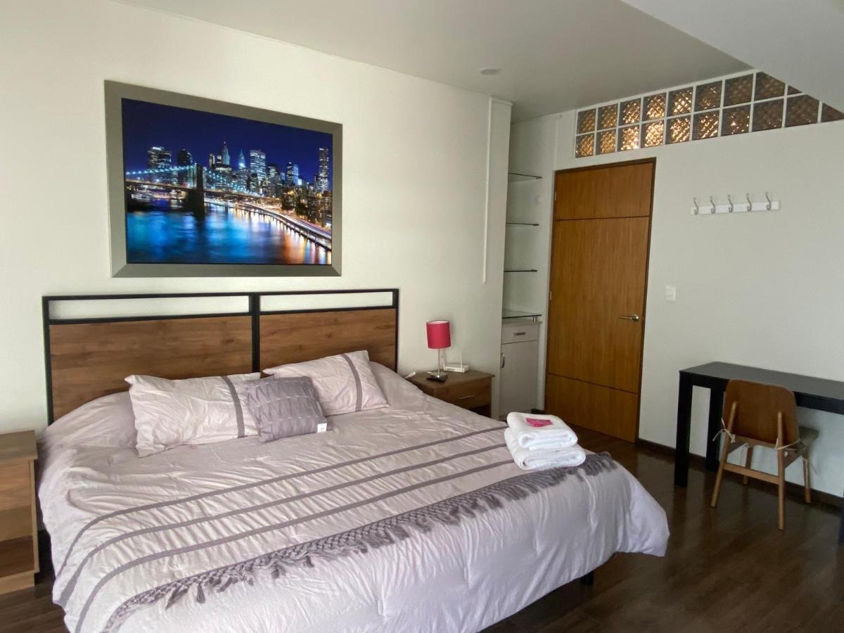 Chicago House Aparthotel Kota Meksiko Bagian luar foto