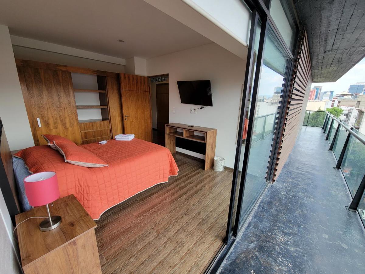 Chicago House Aparthotel Kota Meksiko Bagian luar foto